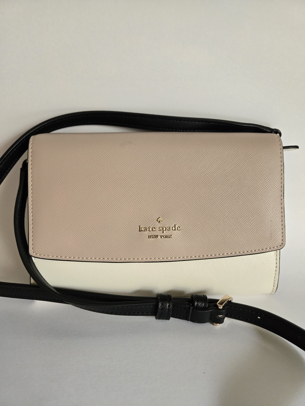 kate spade Two-Tone Blush, Cream & Black Crossbody Bag